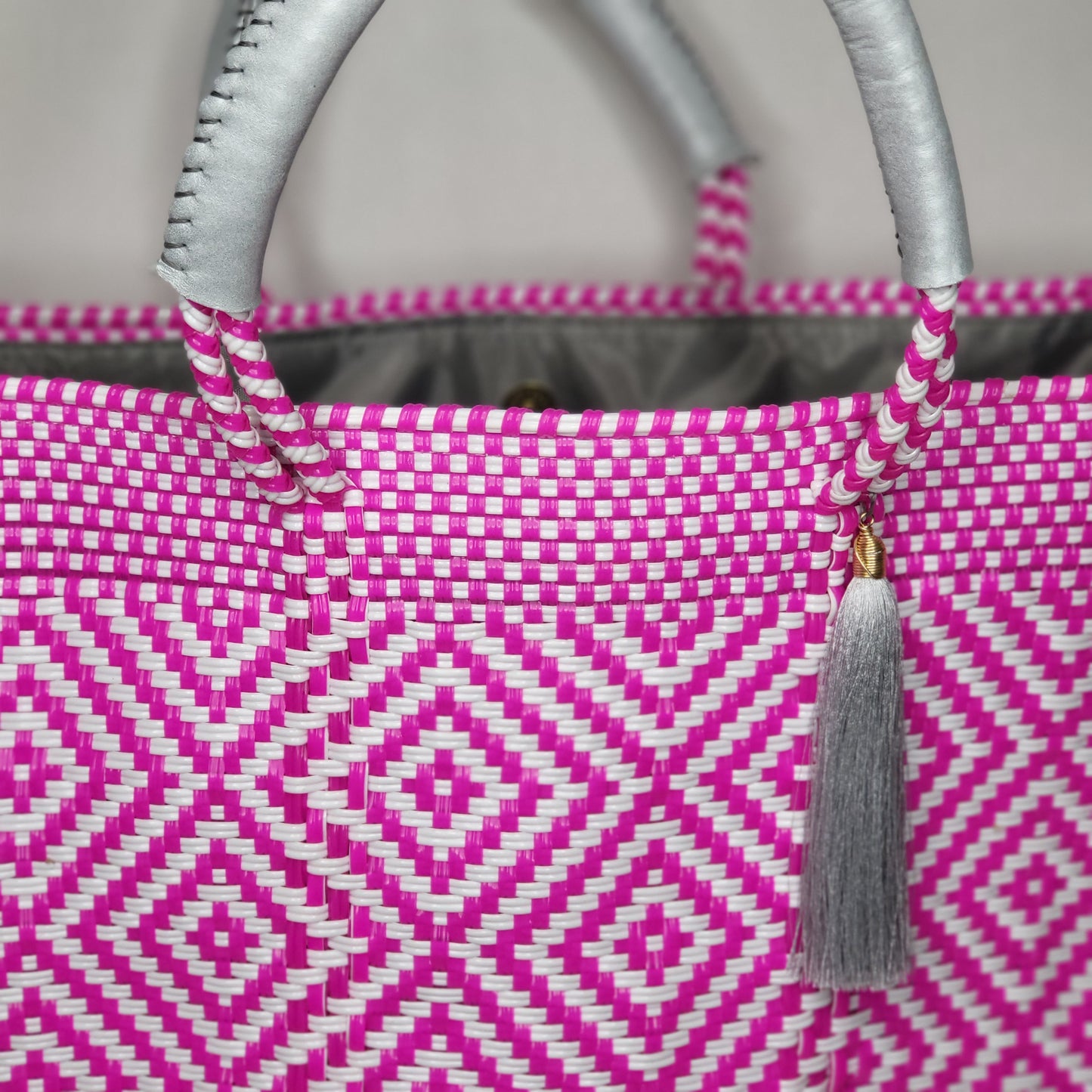 Lola Large Bag - Hot Pink Diamond