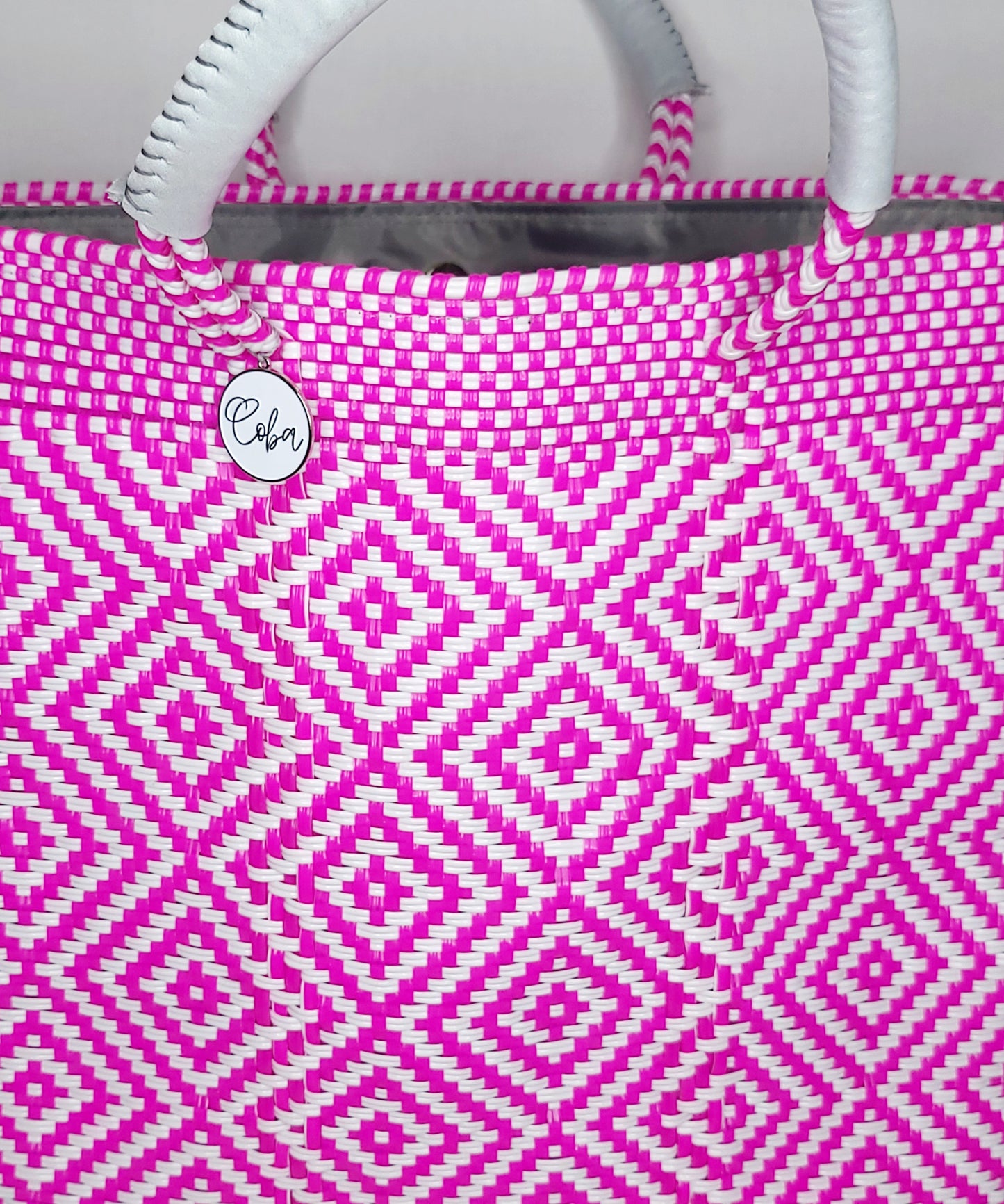 Lola Large Bag - Hot Pink Diamond