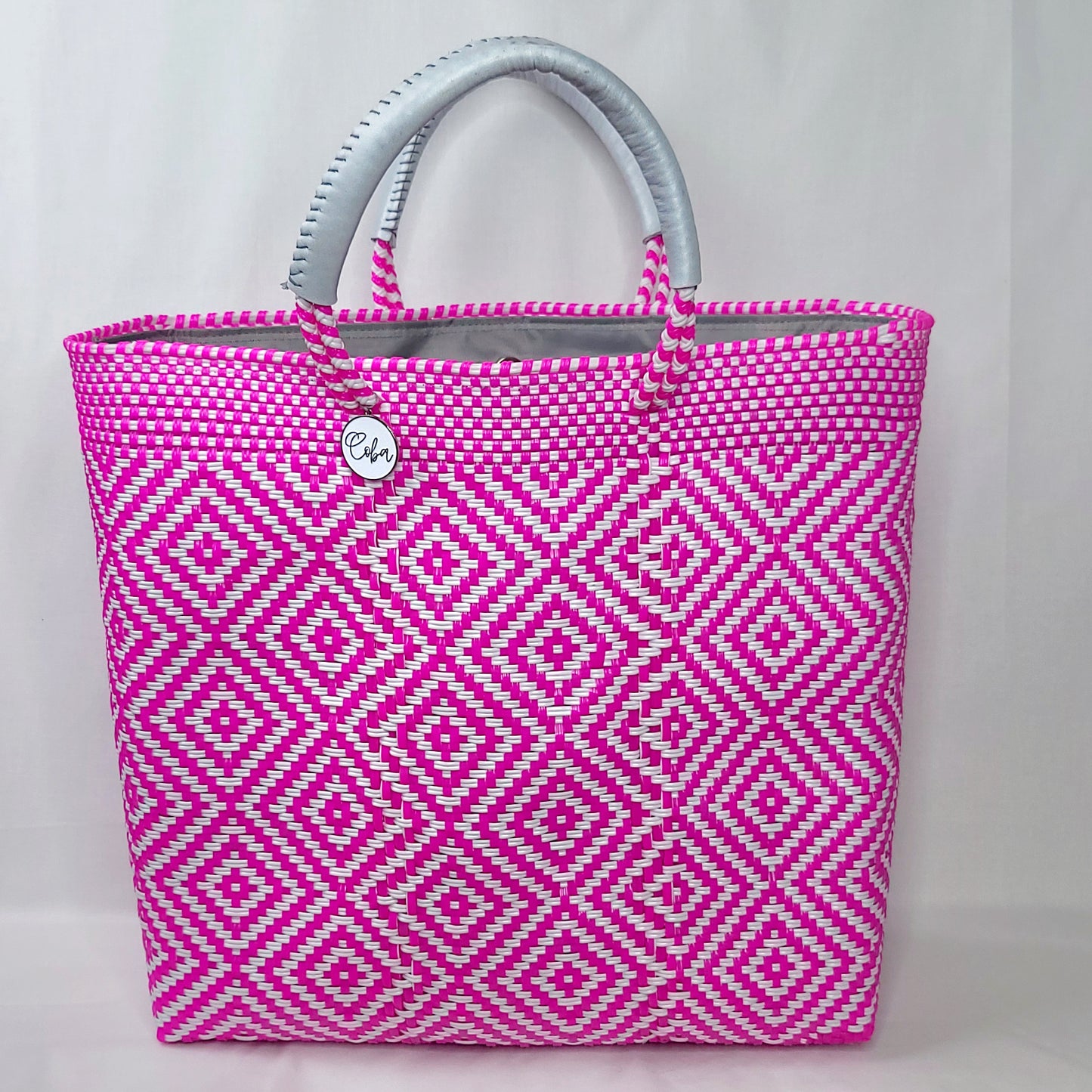 Lola Large Bag - Hot Pink Diamond
