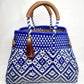 Lola Bucket Bag - Royal Blue Diamond