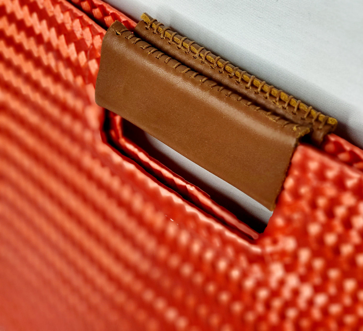 Orange Artisan Clutch