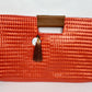 Orange Artisan Clutch