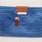 Blue Artisan Clutch