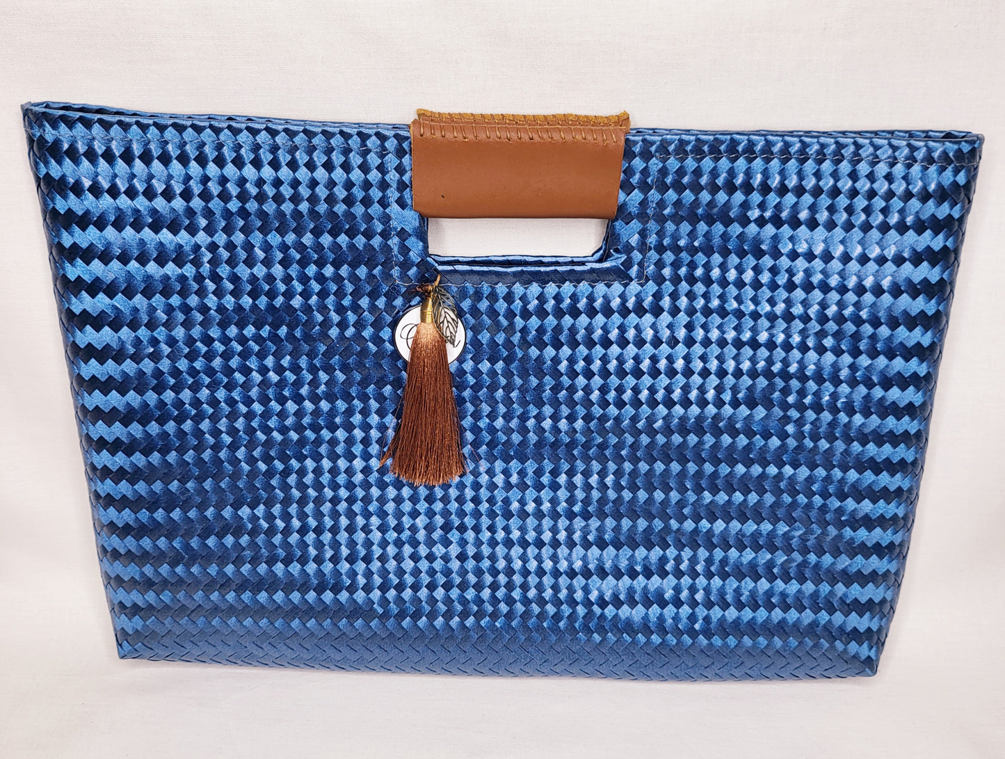 Blue Artisan Clutch