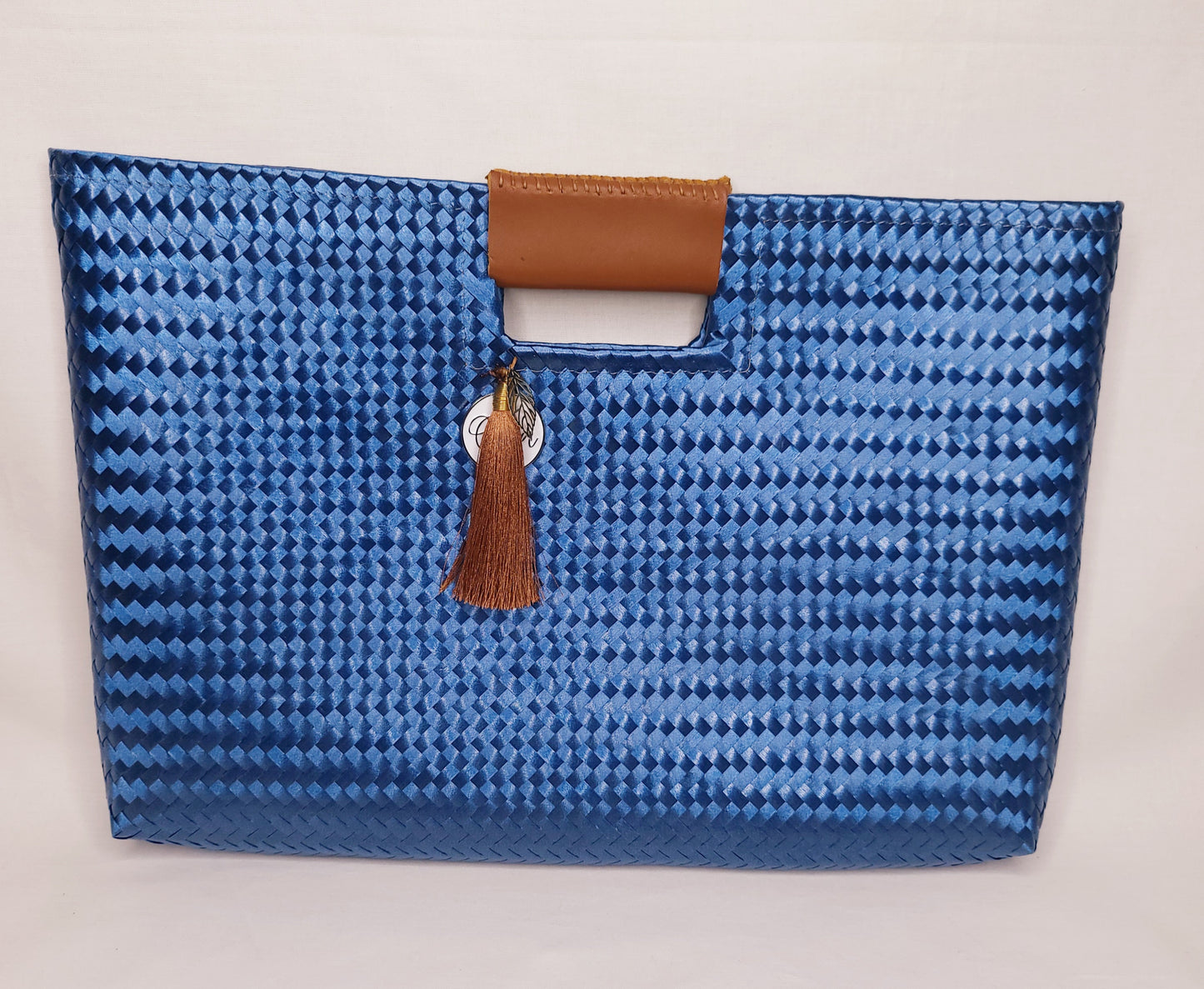 Blue Artisan Clutch