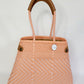 Lola Bucket Bag - Long Handle Peach