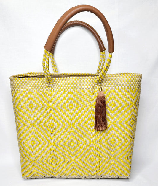Lola Medium Bag - Yellow & Neutral