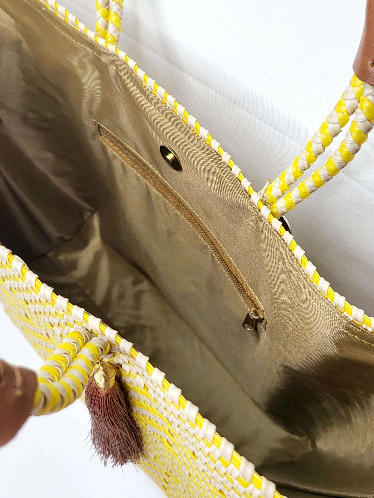 Lola Medium Bag - Yellow & Neutral