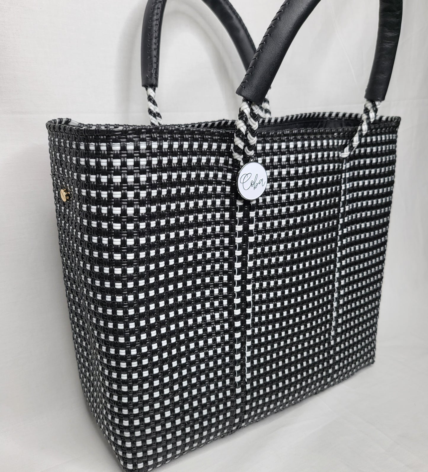 Lola Medium Bag - Black & White