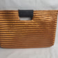 Copper Artisan Clutch - Dark Brn Handle
