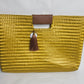 Goldish Yellow Artisan Clutch