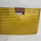 Goldish Yellow Artisan Clutch