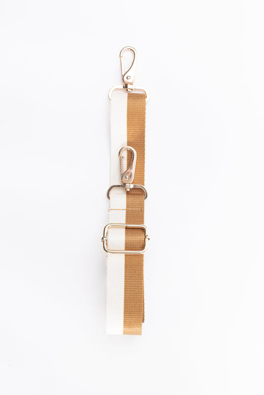 Two-Tone Tan & White Strap