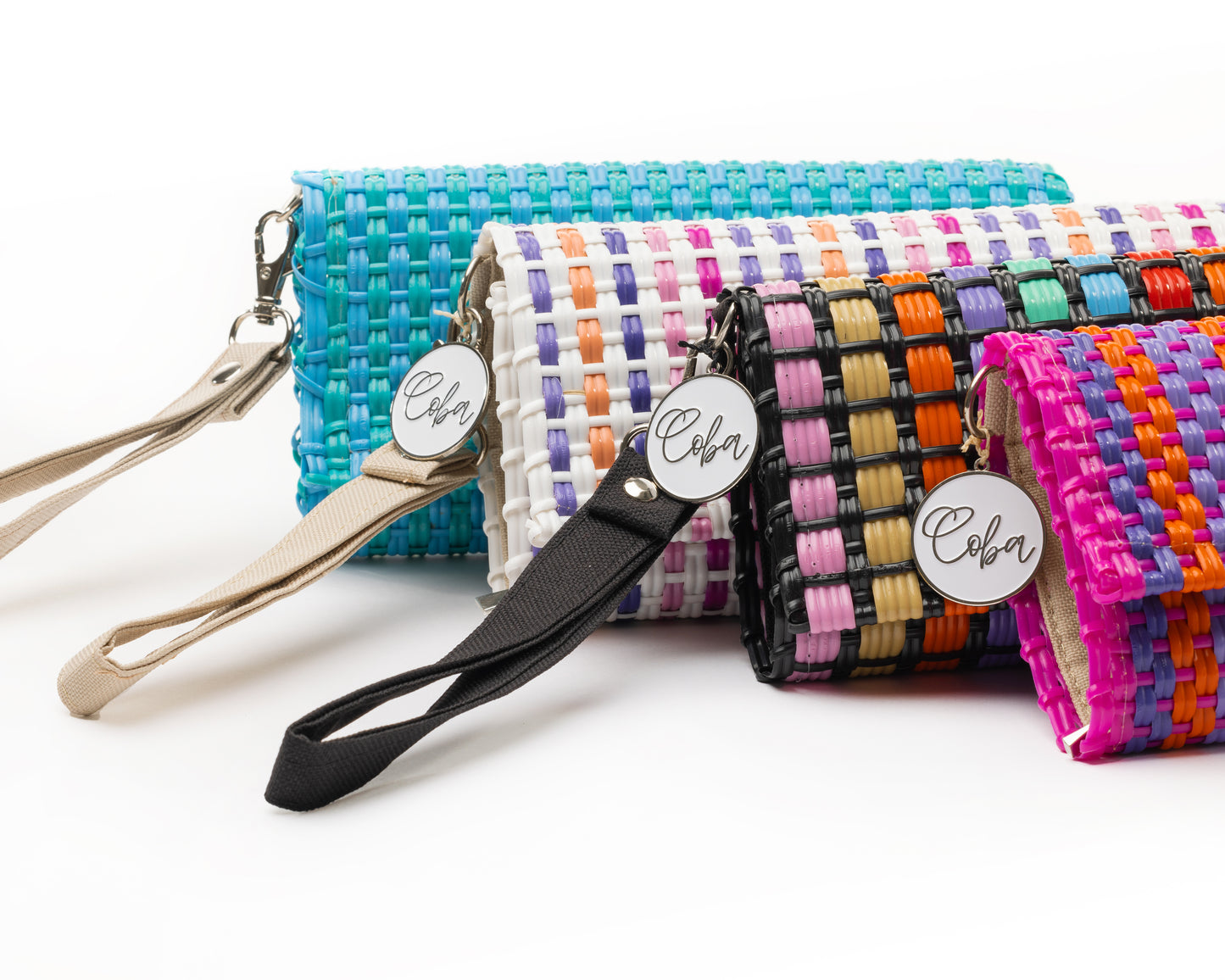 Wristlet - Crossbody Pop of Turquoise
