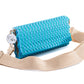 Wristlet - Crossbody Pop of Turquoise
