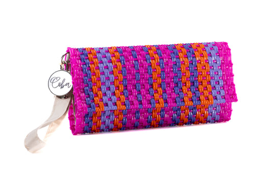 Wristlet - Crossbody Pop of Pink