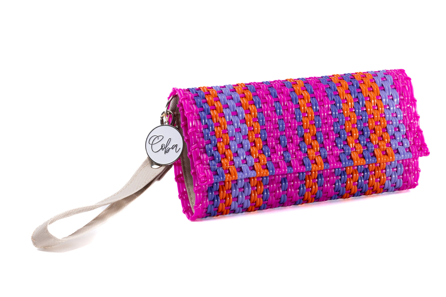 Wristlet - Crossbody Pop of Pink