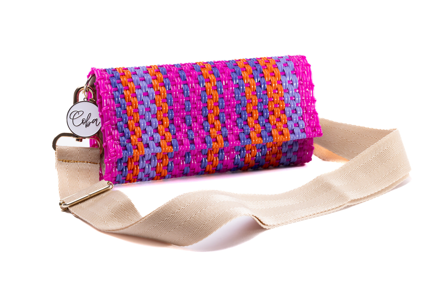 Wristlet - Crossbody Pop of Pink